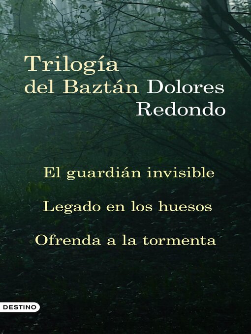 Title details for Trilogía del Baztán (pack) by Dolores Redondo - Wait list